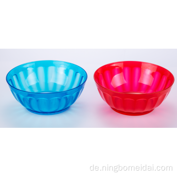 Lebensmittelqualität farbenfrohe Plastikschalen Salat Schüssel Set